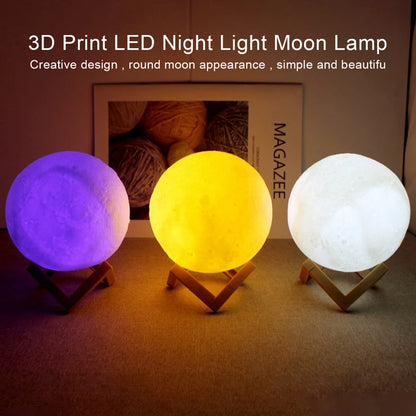 ✨ Luxe LED Moon & Galaxy Book Light – Elegant Bedroom Accent
