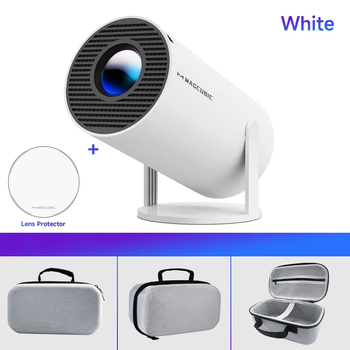 Magcubic HY300 Pro 8K Projector – Android 14, Dual WiFi6, 1080P Home & Outdoor Cinema