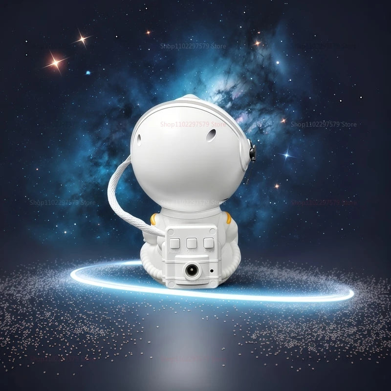 Premium Galaxy & Star Projector — Astronaut LED Night Light for Home & Children